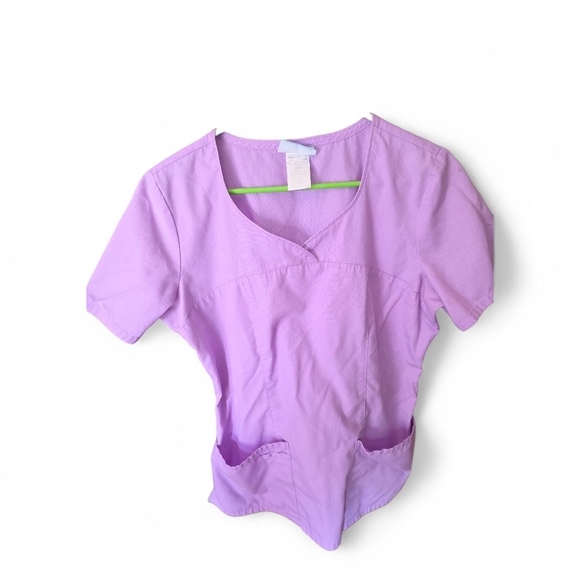SB Scrubs Tops - SB Scrubs Light Purple Women's Scrub Top